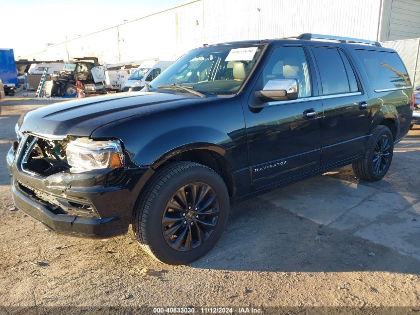 2017 Lincoln Navigator L Select VIN: 5LMJJ3JT5HEL07439 Lot: 40833030