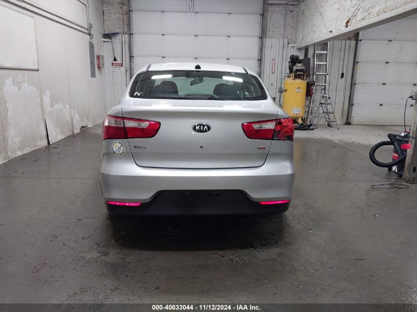 2016 Kia Rio Lx VIN: KNADM4A30G6634158 Lot: 40833044