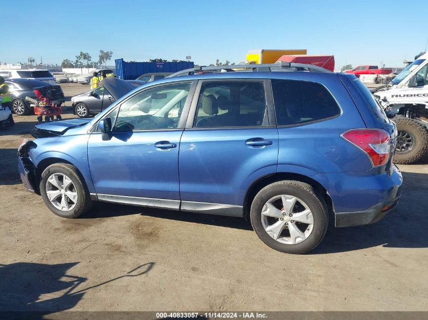 2015 Subaru Forester 2.5I Premium VIN: JF2SJADC8FH840801 Lot: 40833057