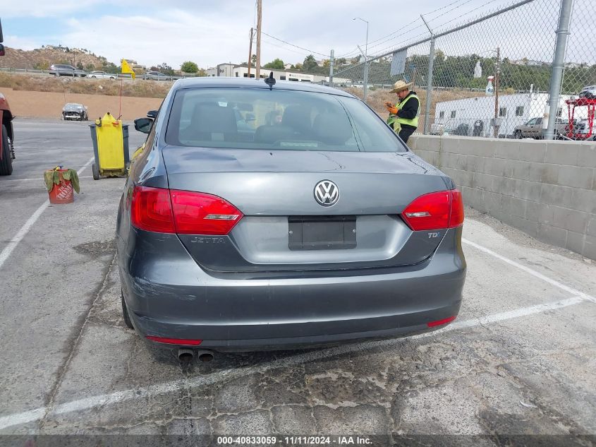 2014 Volkswagen Jetta 2.0L Tdi VIN: 3VWLL7AJ8EM392182 Lot: 40833059