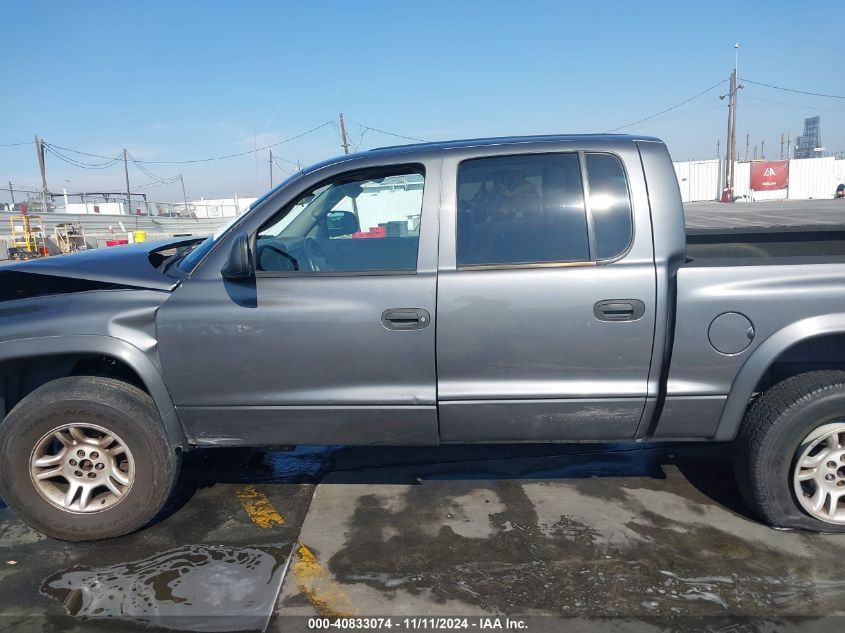 2004 Dodge Dakota Sport/Sxt VIN: 1D7HG38K94S504844 Lot: 40833074