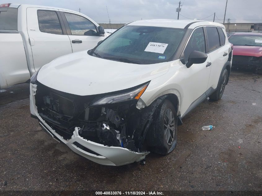 2021 Nissan Rogue S Fwd VIN: 5N1AT3AAXMC682244 Lot: 40833076