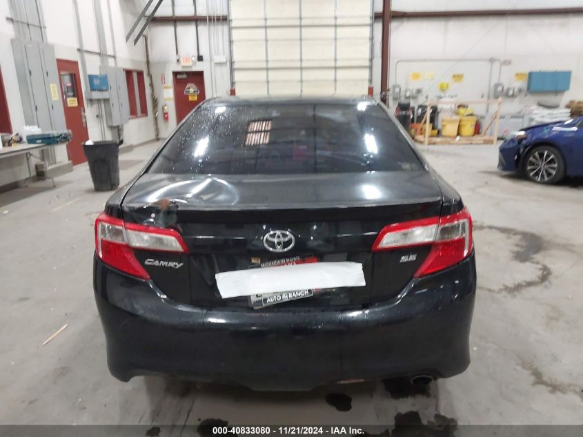 2014 Toyota Camry Se VIN: 4T1BF1FK2EU349596 Lot: 40833080