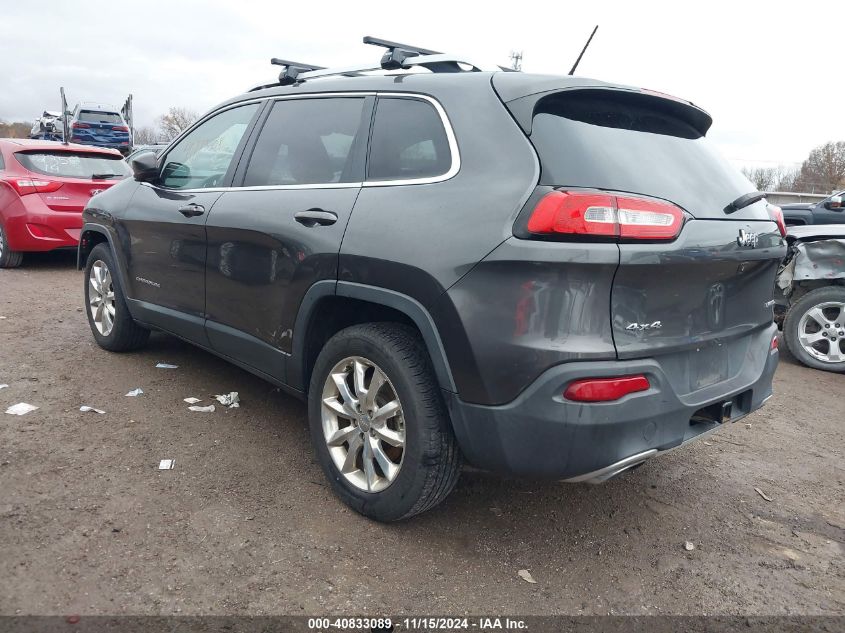 2015 Jeep Cherokee Limited VIN: 1C4PJMDS3FW598783 Lot: 40833089