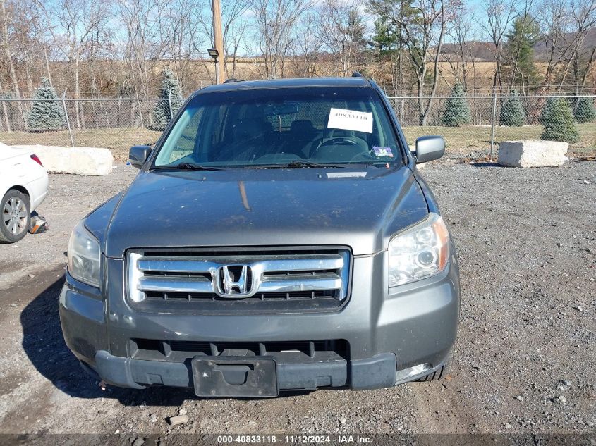 2007 Honda Pilot Ex-L VIN: 5FNYF18697B013499 Lot: 40833118