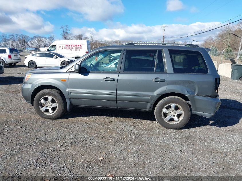 2007 Honda Pilot Ex-L VIN: 5FNYF18697B013499 Lot: 40833118