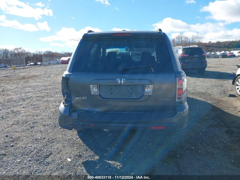 2007 Honda Pilot Ex-L VIN: 5FNYF18697B013499 Lot: 40833118