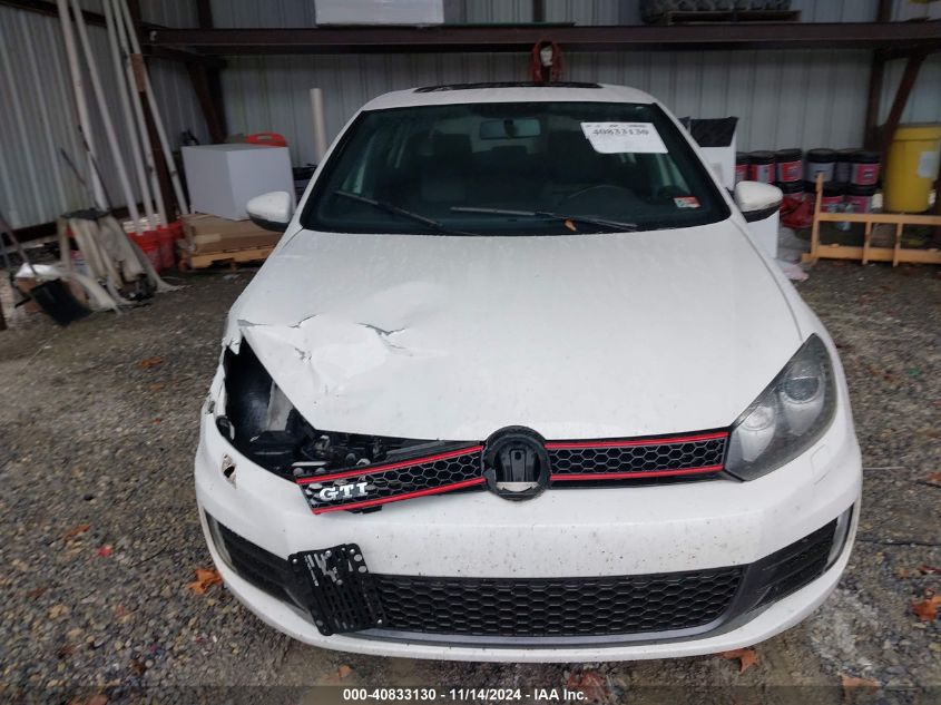 2013 Volkswagen Gti Drivers Edition VIN: WVWHD7AJXDW135948 Lot: 40833130