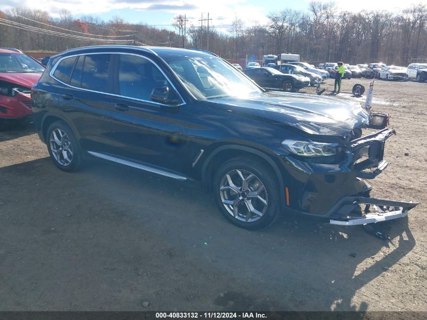 2022 BMW X3 XDRIVE30I - 5UX53DP03N9N34346