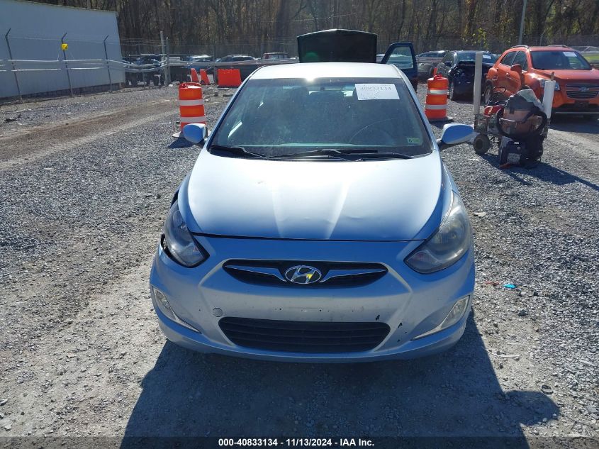 2012 Hyundai Accent Gls VIN: KMHCU4AE4CU069091 Lot: 40833134