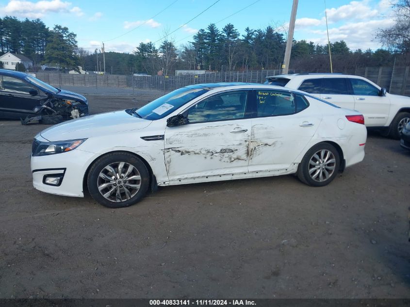 2015 Kia Optima Ex VIN: 5XXGN4A70FG375638 Lot: 40833141