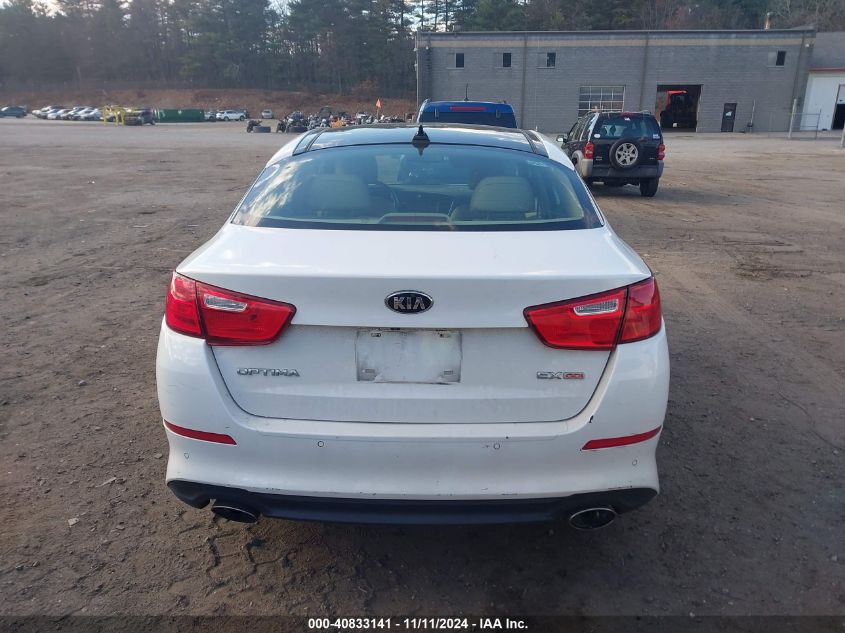 2015 Kia Optima Ex VIN: 5XXGN4A70FG375638 Lot: 40833141