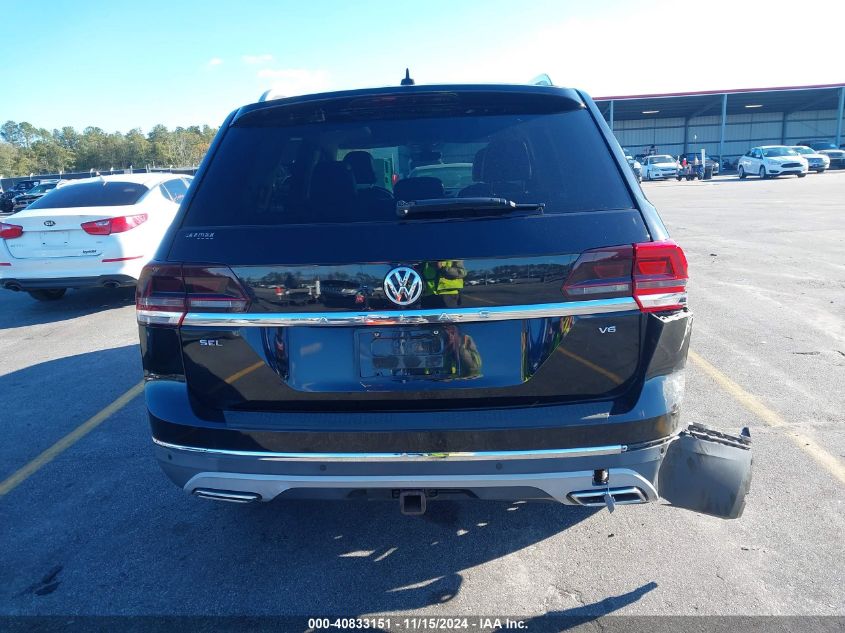 2018 Volkswagen Atlas 3.6L V6 Sel VIN: 1V2ER2CA7JC510999 Lot: 40833151