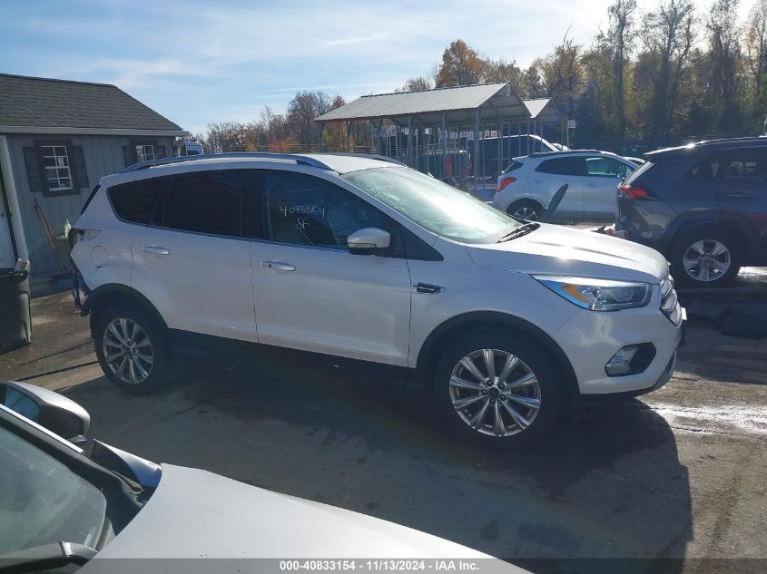 2017 FORD ESCAPE TITANIUM - 1FMCU9JD6HUB65509