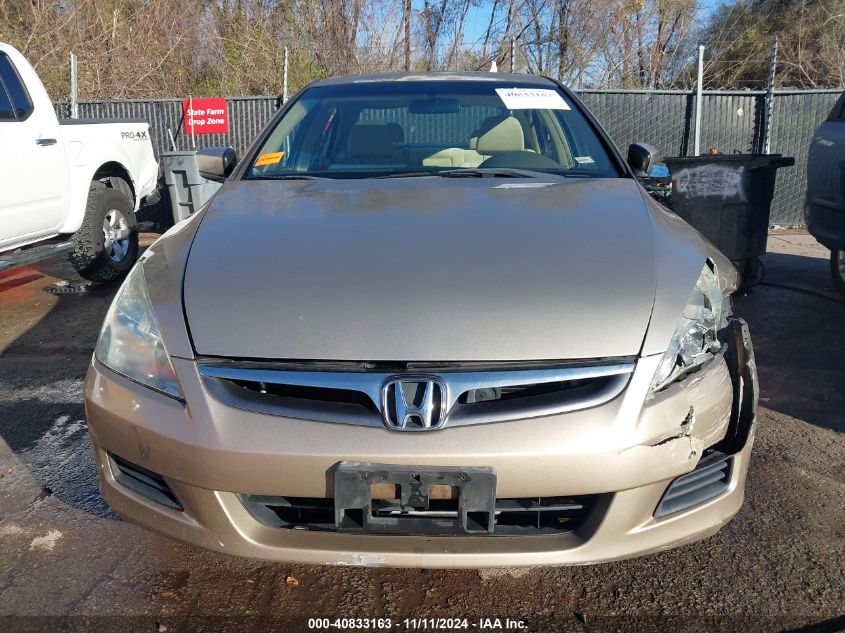 2007 Honda Accord 2.4 Ex VIN: 1HGCM56757A157130 Lot: 40833163