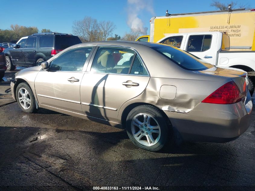 2007 Honda Accord 2.4 Ex VIN: 1HGCM56757A157130 Lot: 40833163