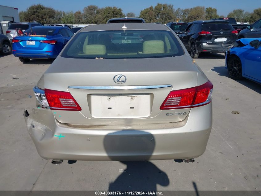 2011 Lexus Es 350 VIN: JTHBK1EG4B2468012 Lot: 40833176