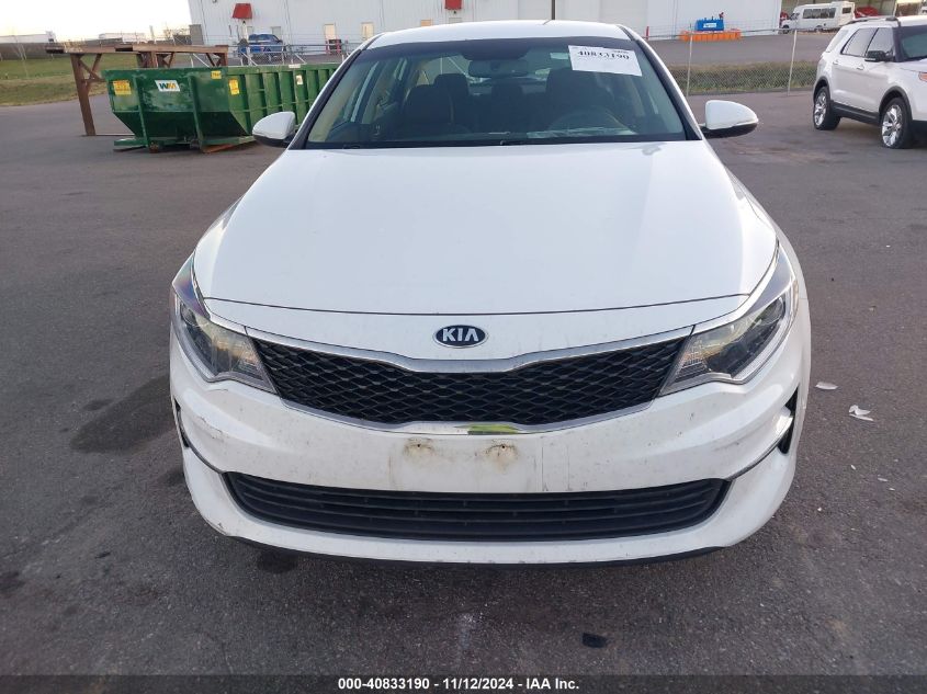 2016 Kia Optima Lx VIN: 5XXGT4L35GG033751 Lot: 40833190