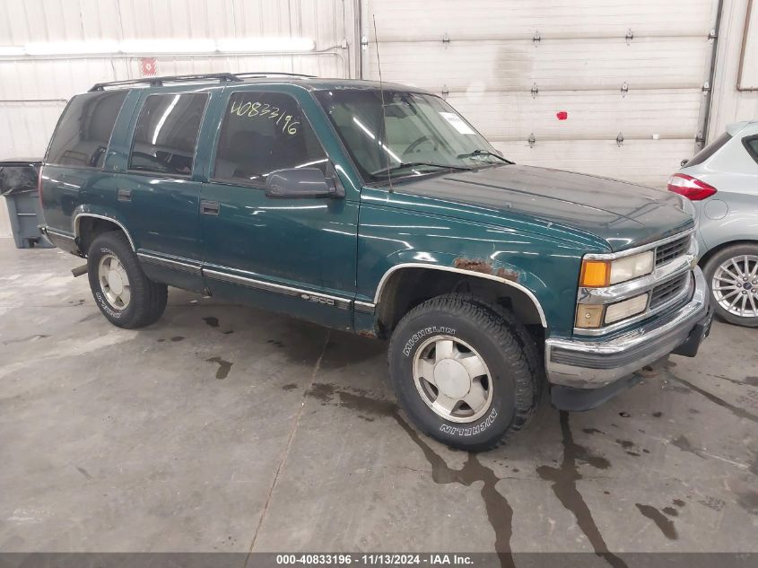 1996 Chevrolet Tahoe K1500 VIN: 1GNEK13R8TJ301444 Lot: 40833196