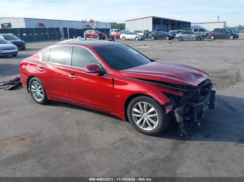 VIN JN1BV7AP2EM672448 2014 Infiniti Q50, Premium no.1