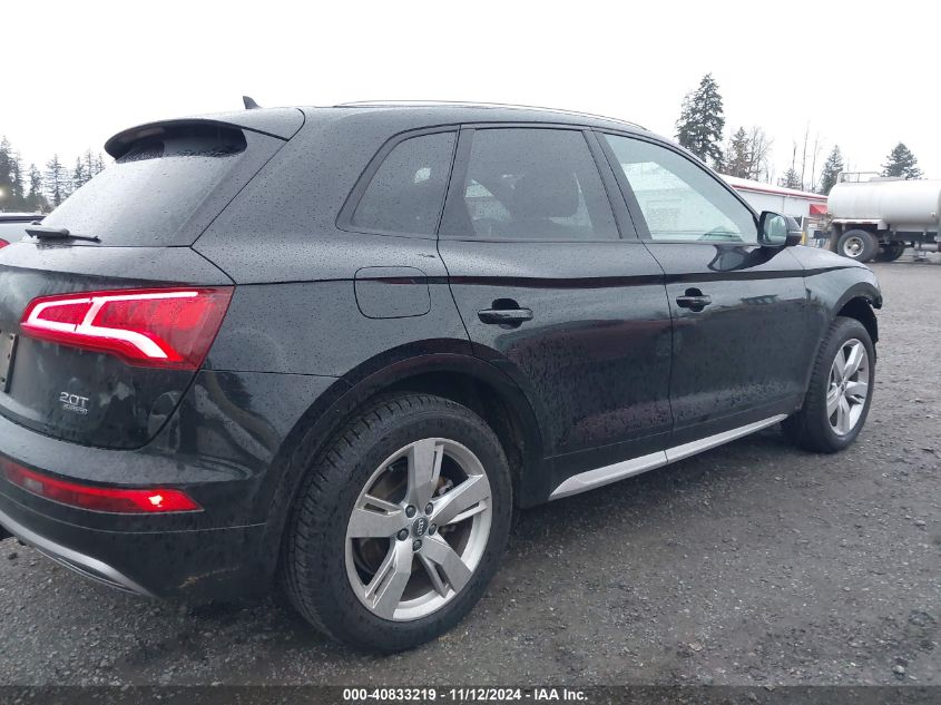 2018 Audi Q5 2.0T Premium/2.0T Tech Premium VIN: WA1ANAFY6J2025381 Lot: 40833219