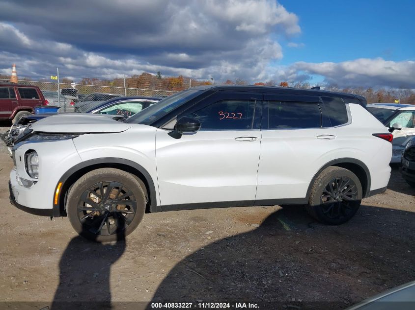 2023 Mitsubishi Outlander Sel 2.5 /Sel 40Th Anniversary /Sel Black Edition VIN: JA4J4VA88PZ010737 Lot: 40833227