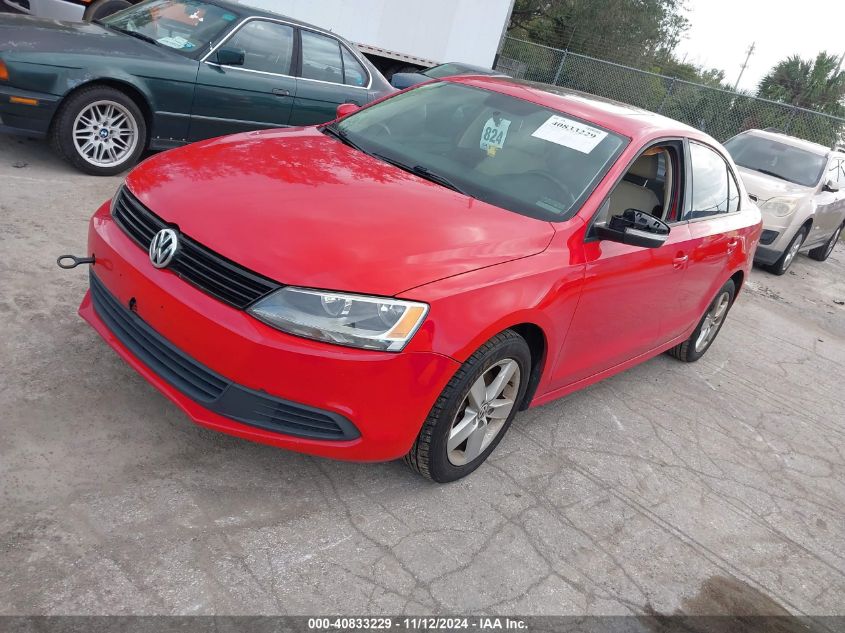 2011 Volkswagen Jetta 2.0L Tdi VIN: 3VWLL7AJ8BM131517 Lot: 40833229