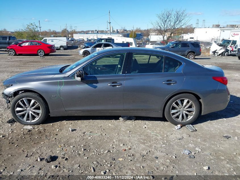 2014 Infiniti Q50 Premium VIN: JN1BV7AR8EM680796 Lot: 40833240