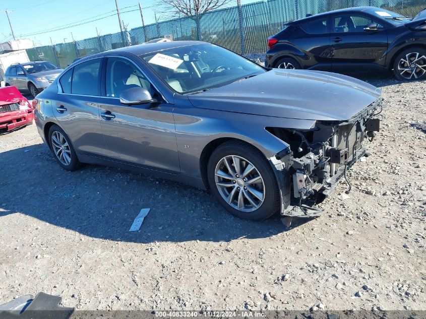 2014 Infiniti Q50 Premium VIN: JN1BV7AR8EM680796 Lot: 40833240