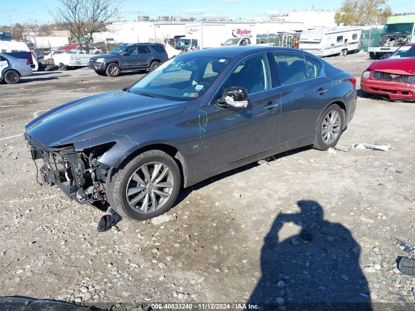 2014 Infiniti Q50 Premium VIN: JN1BV7AR8EM680796 Lot: 40833240