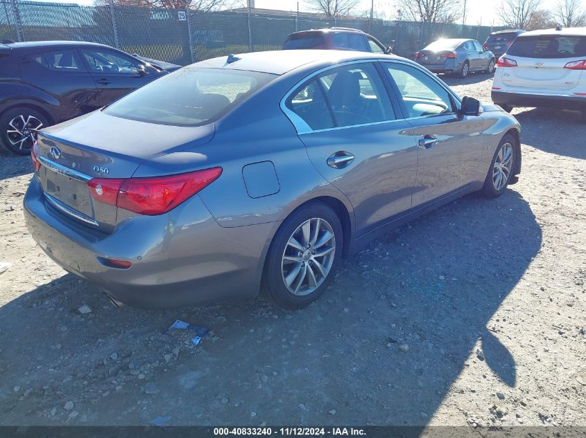 2014 Infiniti Q50 Premium VIN: JN1BV7AR8EM680796 Lot: 40833240