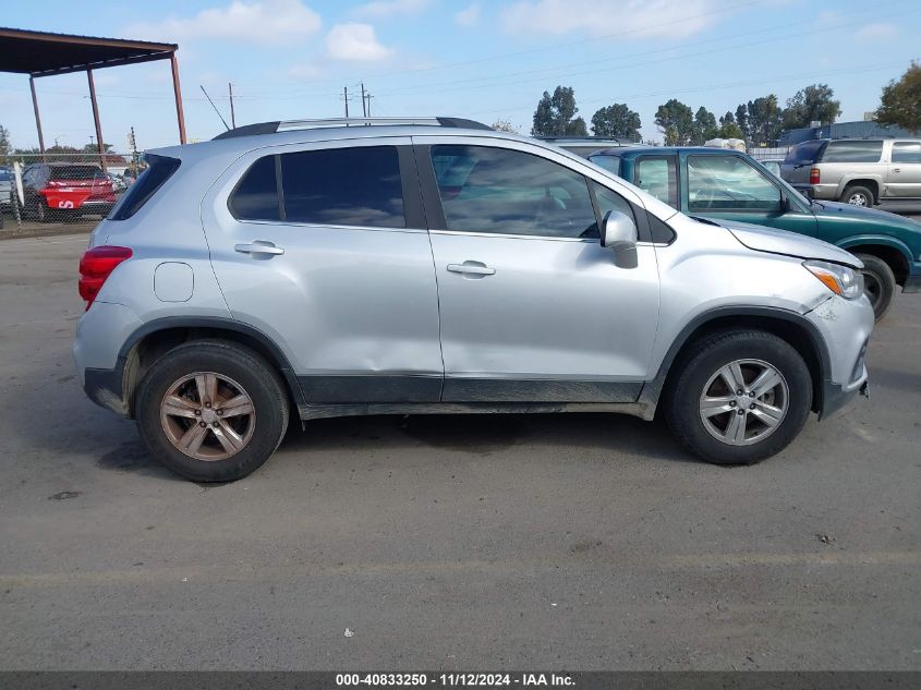 2017 Chevrolet Trax Lt VIN: 3GNCJPSB8HL233373 Lot: 40833250