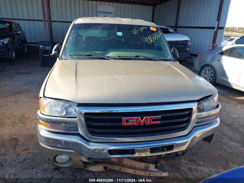 2005 GMC Sierra 1500 Sle VIN: 2GTEC13T451166798 Lot: 40833260