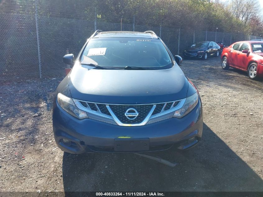 2014 Nissan Murano S/Sl/Sv/Le VIN: JN8AZ1MW5EW504390 Lot: 40833264