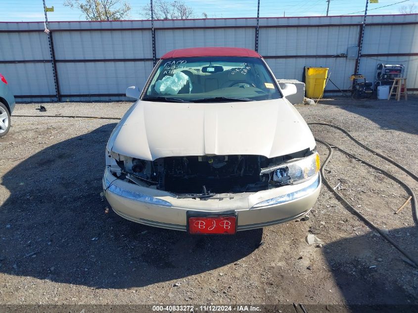 2000 Lincoln Continental VIN: 1LNHM97V2YY848600 Lot: 40833272