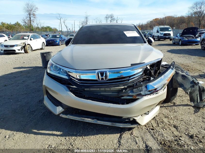 2016 Honda Accord Lx VIN: 1HGCR2F38GA194010 Lot: 40833293