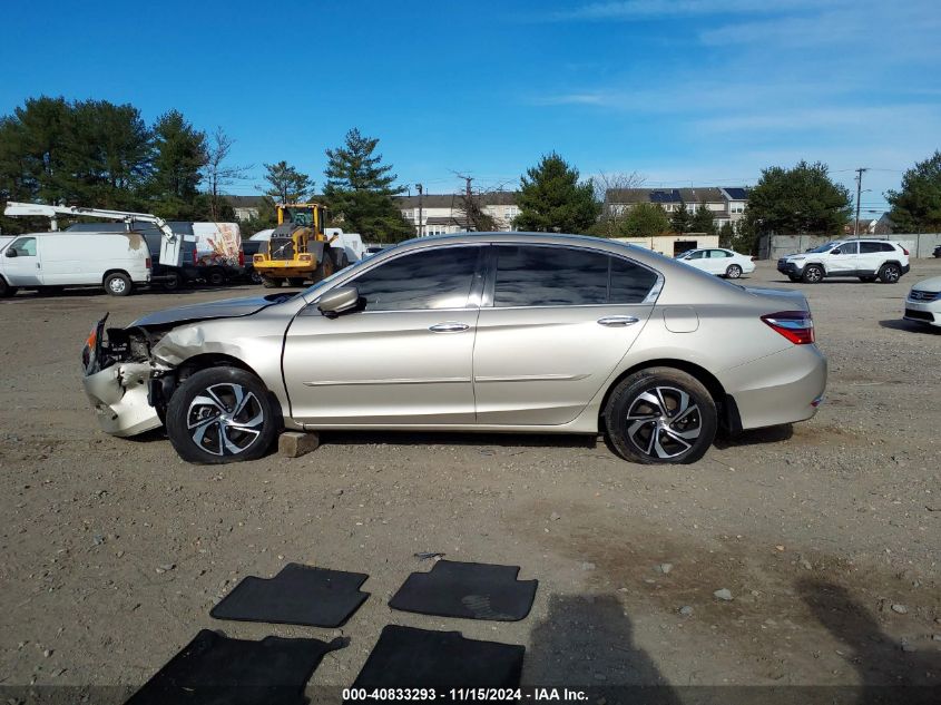 2016 Honda Accord Lx VIN: 1HGCR2F38GA194010 Lot: 40833293