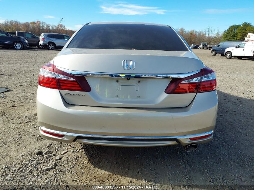 2016 Honda Accord Lx VIN: 1HGCR2F38GA194010 Lot: 40833293