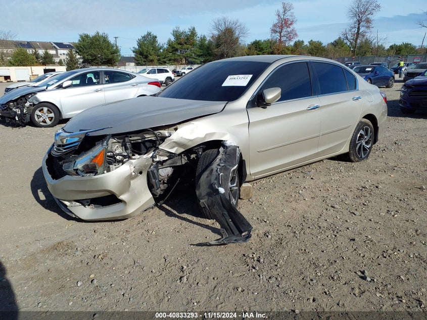 2016 HONDA ACCORD VIN: 1HGCR2F38GA194010