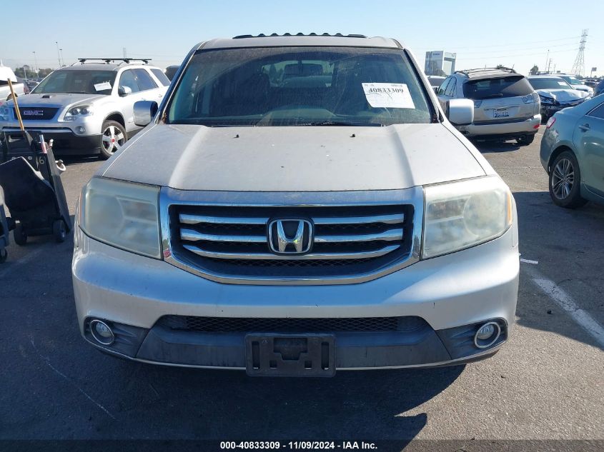 2012 Honda Pilot Ex-L VIN: 5FNYF3H51CB026048 Lot: 40833309