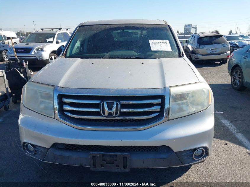 2012 Honda Pilot Ex-L VIN: 5FNYF3H51CB026048 Lot: 40833309