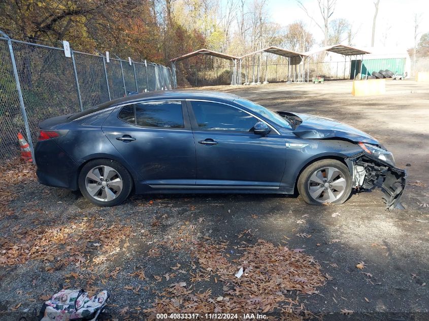 2014 Kia Optima Hybrid Ex VIN: KNAGN4ADXE5066846 Lot: 40833317