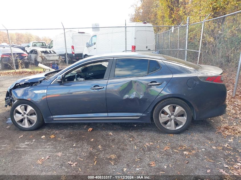 2014 Kia Optima Hybrid Ex VIN: KNAGN4ADXE5066846 Lot: 40833317