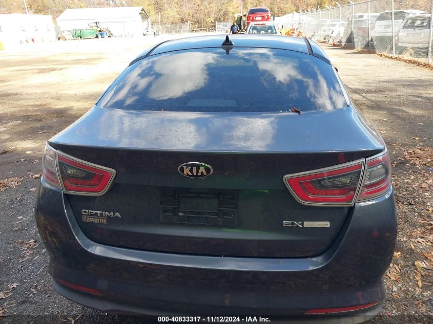 2014 Kia Optima Hybrid Ex VIN: KNAGN4ADXE5066846 Lot: 40833317