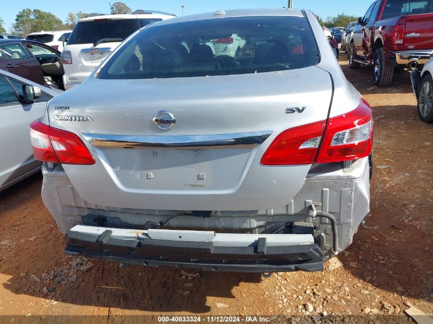 2018 Nissan Sentra Sv VIN: 3N1AB7AP0JY279446 Lot: 40833324