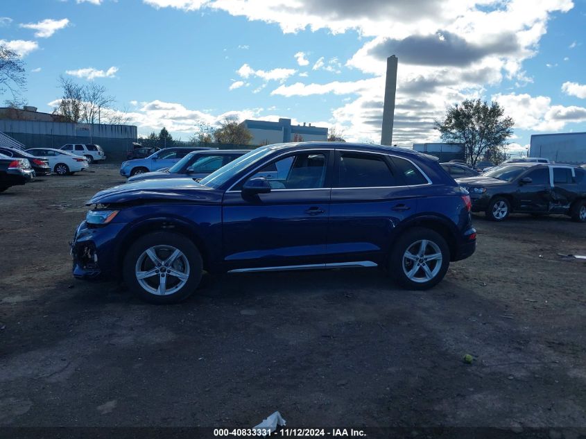 2023 Audi Q5 Premium 40 Tfsi Quattro S Tronic VIN: WA1ABAFY9P2141126 Lot: 40833331