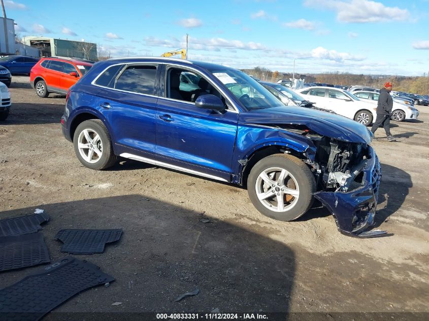 2023 Audi Q5 Premium 40 Tfsi Quattro S Tronic VIN: WA1ABAFY9P2141126 Lot: 40833331