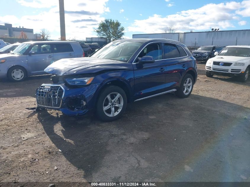 2023 Audi Q5 Premium 40 Tfsi Quattro S Tronic VIN: WA1ABAFY9P2141126 Lot: 40833331