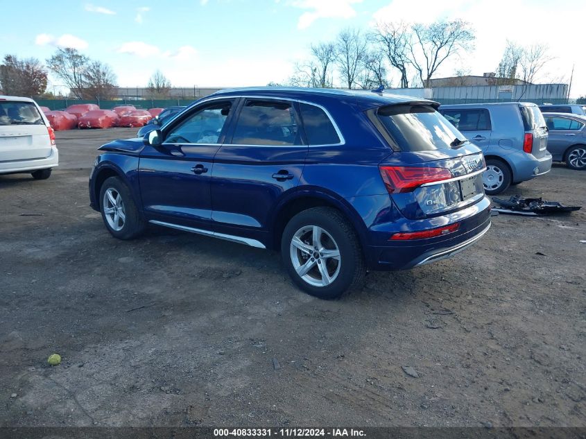 2023 Audi Q5 Premium 40 Tfsi Quattro S Tronic VIN: WA1ABAFY9P2141126 Lot: 40833331