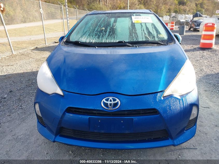 2012 Toyota Prius C Two VIN: JTDKDTB30C1015442 Lot: 40833356